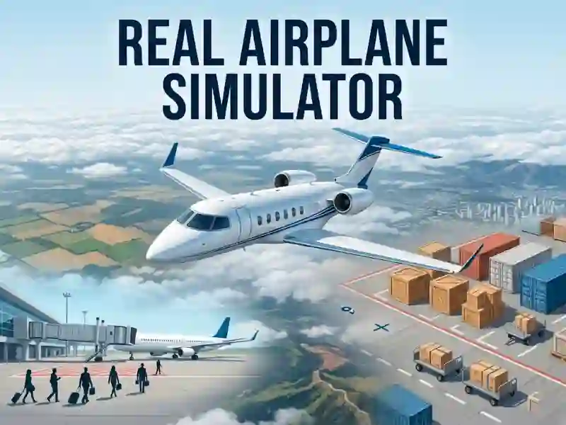 Игра Real Airplane Simulator онлајн