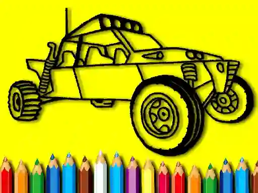 Игра Back To School: Rally Car Coloring Book онлајн