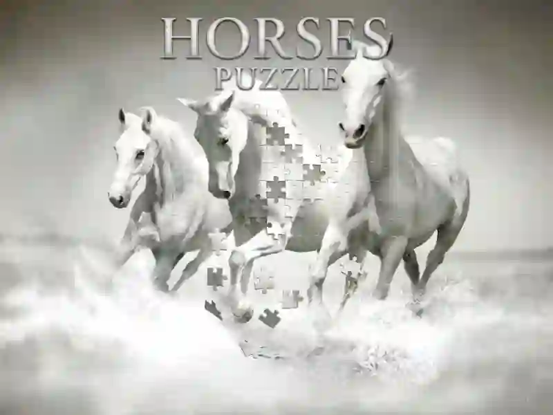 Игра Horses Puzzle онлајн