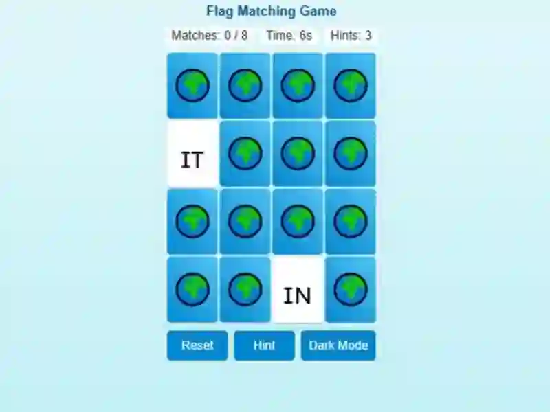 Игра Memory Match Flag Edition онлајн