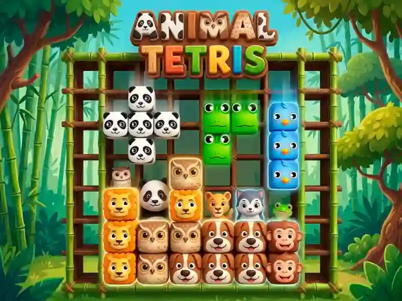 Игра Animal Tetris онлајн
