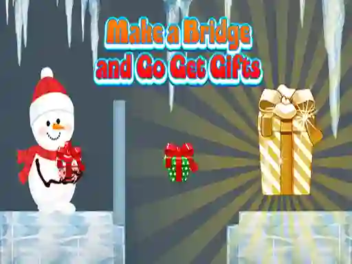 Игра Make a Bridge and Go Get Gifts онлајн
