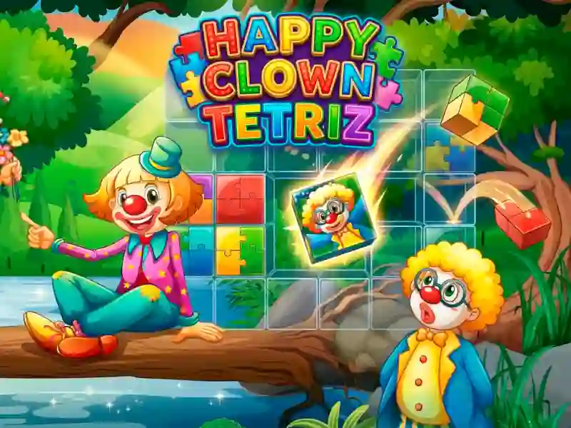 Игра Happy Clown Tetriz онлајн