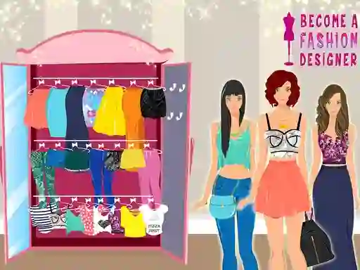 Игра Become a Fashion Designer онлајн