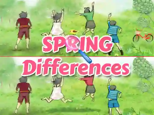 Игра Spring Differences онлајн