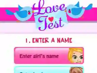 Игра Princess Love Test онлајн