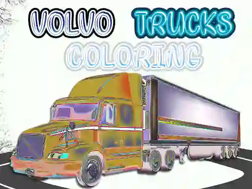 Игра Volvo Trucks Coloring онлајн