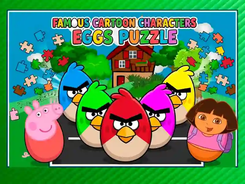 Игра Famous Cartoon Characters Eggs онлајн