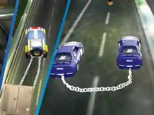 Игра Chained Impossible Driving Police Cars онлајн