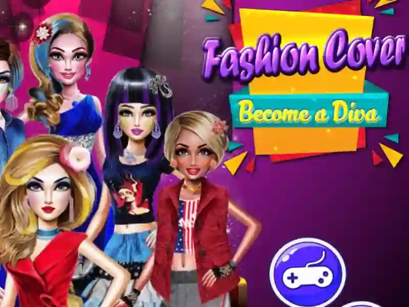 Игра Fashion Cover Diva онлајн