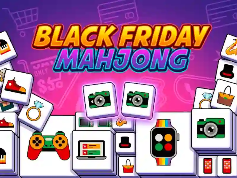Игра Black Friday Mahjong онлајн