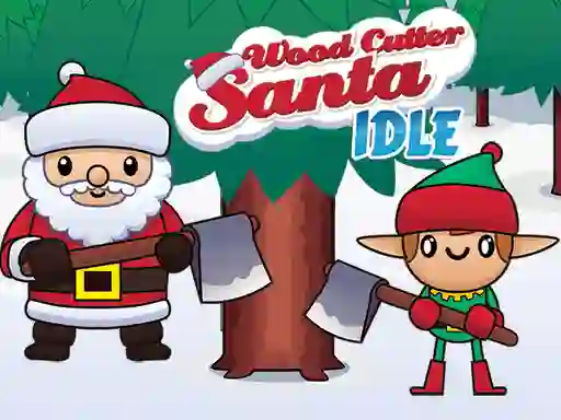 Игра Wood Cutter Santa Idle онлајн