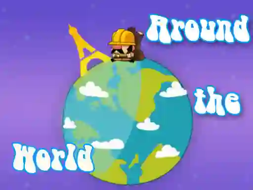 Игра Around The World With Jumping онлајн