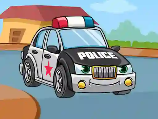 Игра Police Cars Jigsaw онлајн