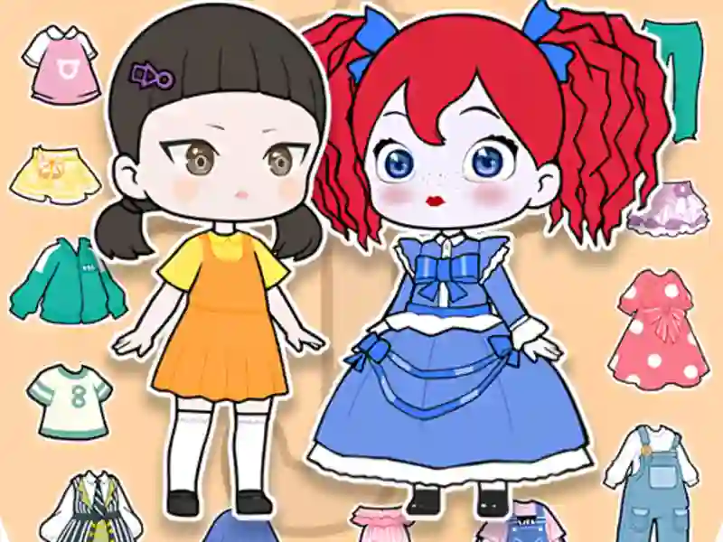 Игра Cute Doll Dress Up онлајн