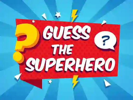 Игра Guess The Superhero онлајн
