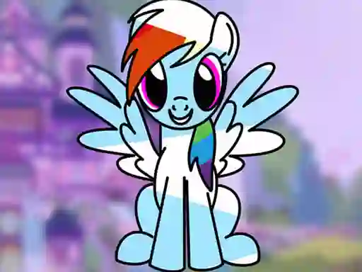 Игра My Little Pony Coloring Book онлајн