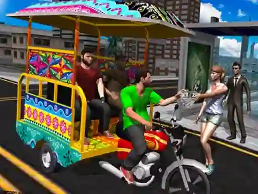 Игра TukTuk Chingchi Rickshaw 3D онлајн