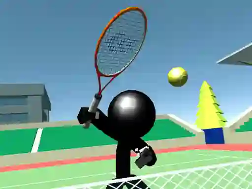 Игра Stickman Tennis 3D онлајн