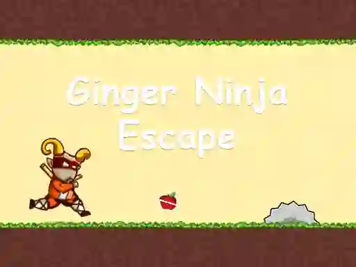 Игра Ginger Ninja Escape онлајн