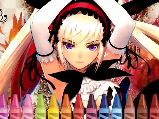 Игра 4GameGround Anime Manga Coloring онлајн