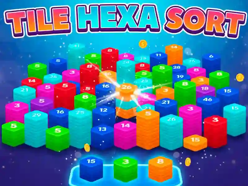 Игра Tile Hexa Sort онлајн
