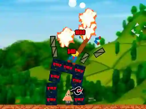 Игра Destroy the Village онлајн