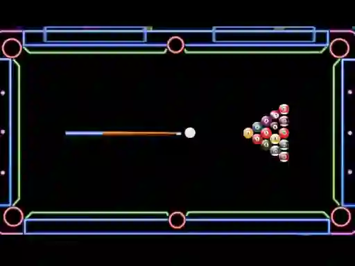 Игра Billiard Neon онлајн