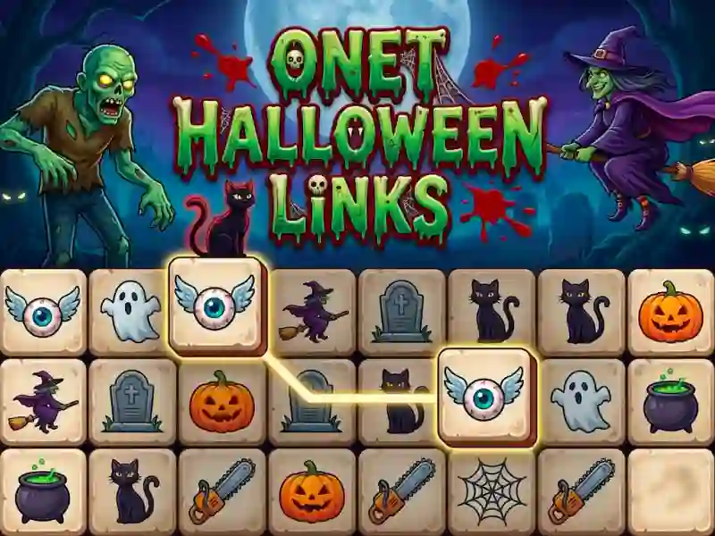 Игра ONet Halloween Links онлајн