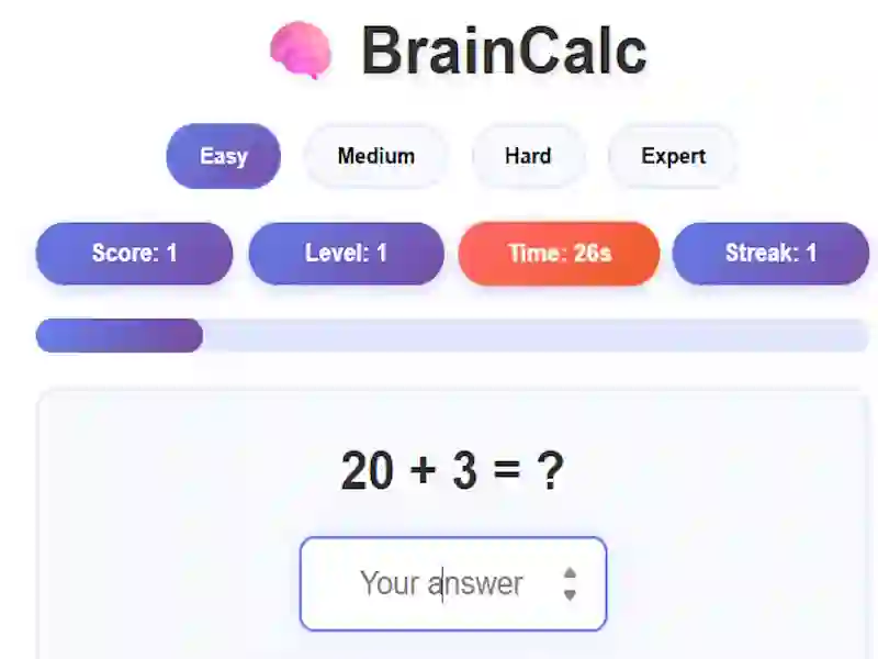 Игра BrainCalc онлајн
