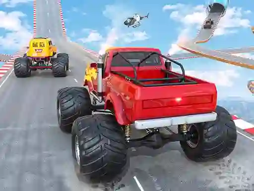 Игра Mega Ramp Monster Truck Race онлајн
