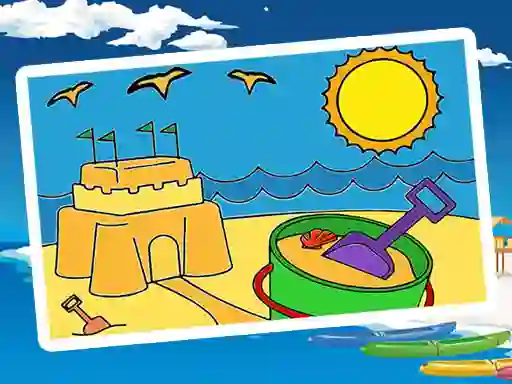 Игра Summer Coloring Pages онлајн