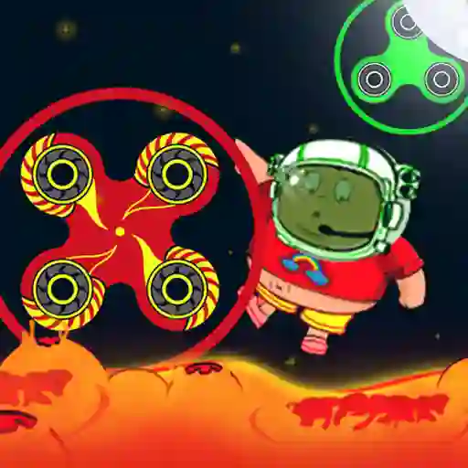 Игра Spinner Astro the Floor is Lava онлајн