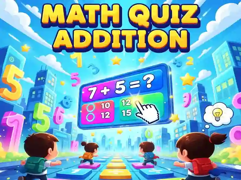 Игра Math Quiz Addition онлајн