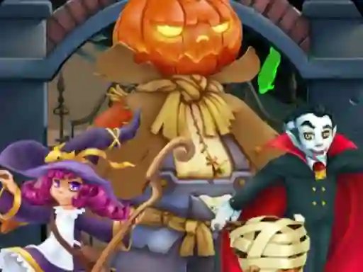 Игра Halloween Jigsaw Deluxe онлајн