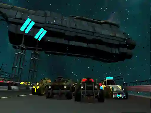 Игра Moon Car Stunt онлајн
