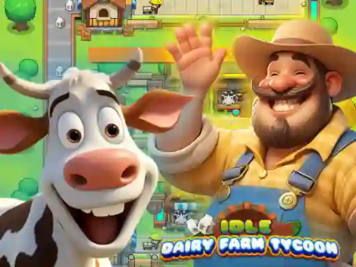 Игра Idle Dairy Farm Tycoon онлајн