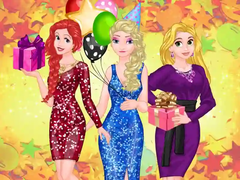 Игра Frosty Princess Party Surprise онлајн