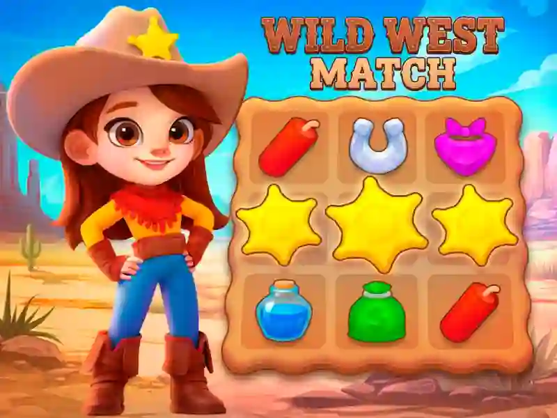 Игра Wild West Match онлајн