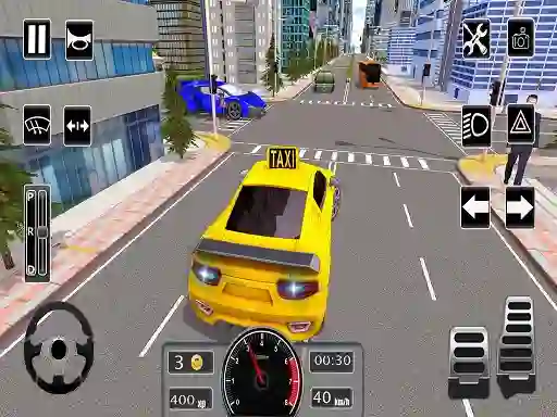 Игра Modern City Taxi Car Simulator онлајн