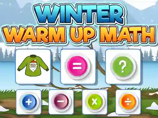 Игра Winter Warm Up Math онлајн