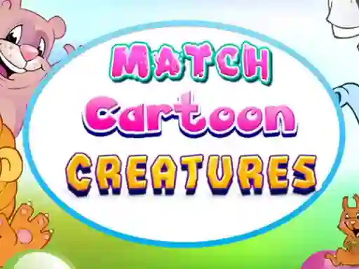 Игра Match Cartoon Creatures онлајн