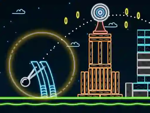 Игра Neon Catapult онлајн