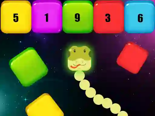 Игра Snake Blocks and Numbers онлајн