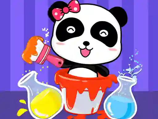 Игра Baby Panda Color Mixing Studio онлајн