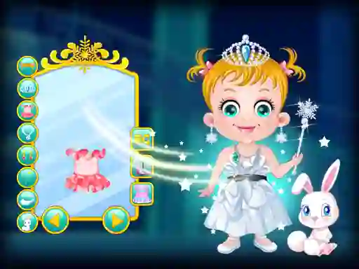 Игра Baby Hazel Ice Princess Dressup онлајн
