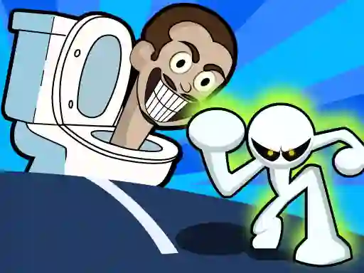 Игра Stickman vs Skibidi Toilet онлајн