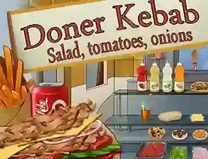 Игра Doner Kebab Salad, Tomatoes, Onions онлајн
