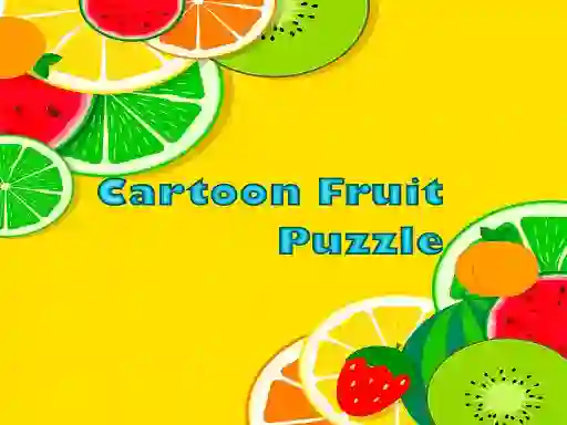 Игра Cartoon Fruit Puzzle онлајн