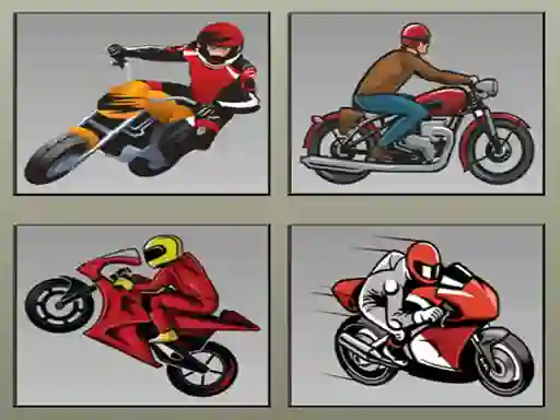 Игра Racing Motorcycles Memory онлајн